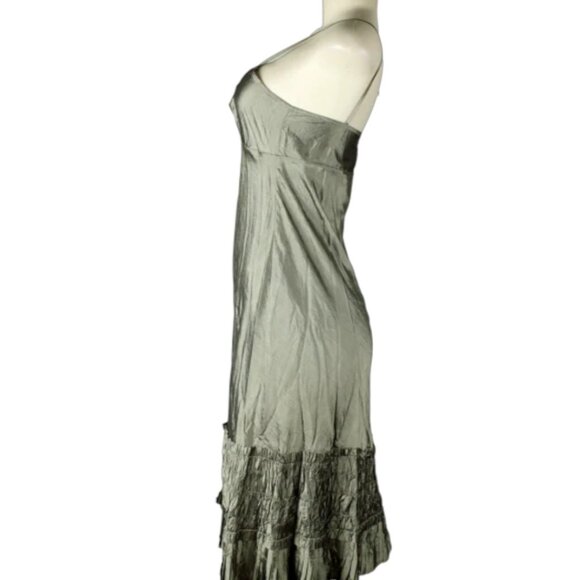 DOSA Knee-Length Silk Slip Dress - Picture 2 of 4